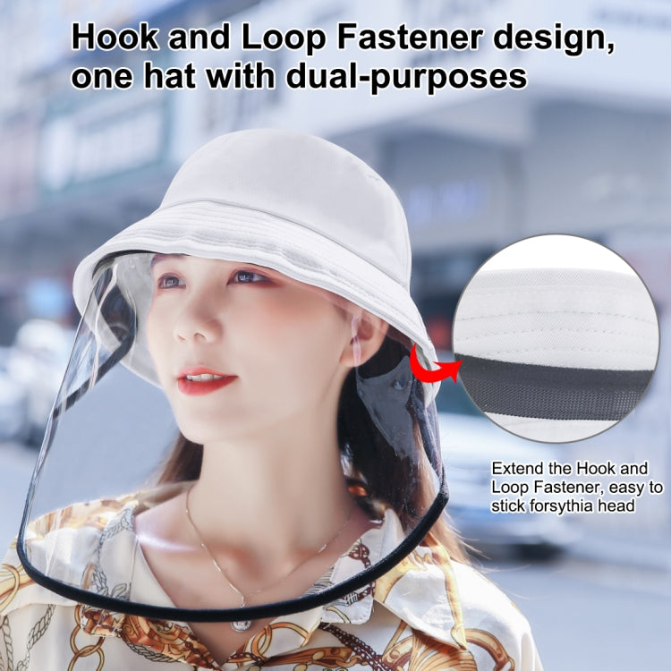 50 PCS Anti-Saliva Splash Anti-Spitting Anti-Fog Anti-Oil Protective Cap Mask Removable Face Shield