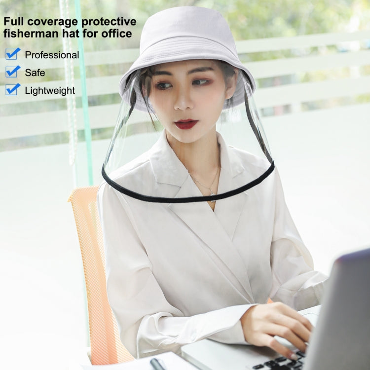 50 PCS Anti-Saliva Splash Anti-Spitting Anti-Fog Anti-Oil Protective Cap Mask Removable Face Shield