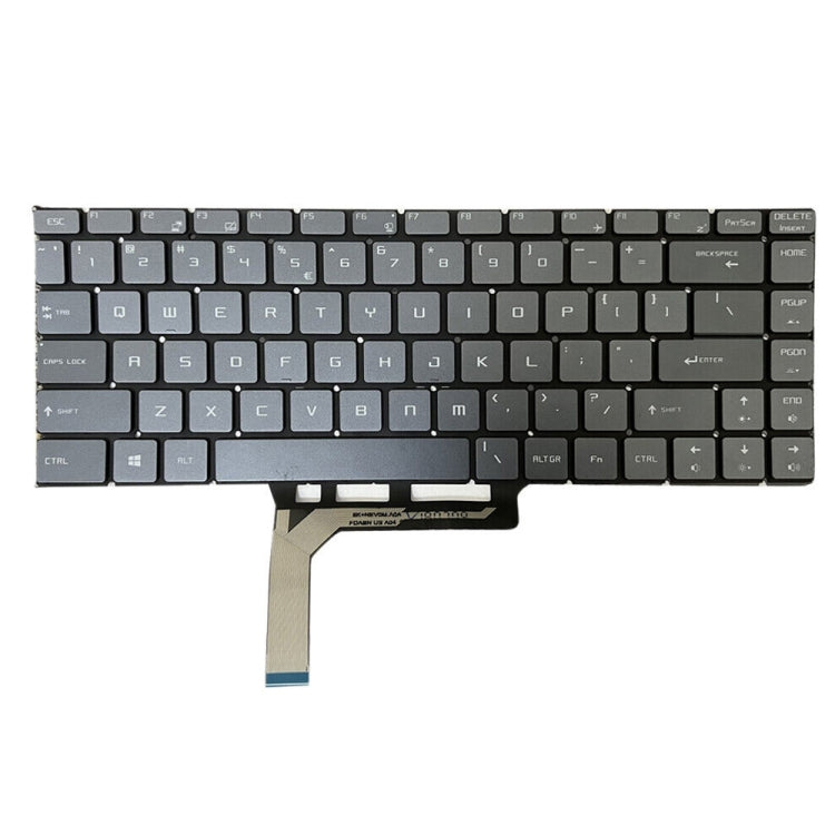 US Version Laptop Keyboard with Backlight for MSI GS65 / GS65VR / MS-16Q2 / Stealth 8SE /8SF / 8SG /Thin 8RE / Thin 8RF