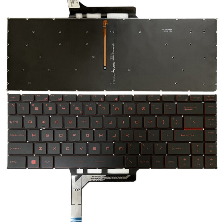 US Version Laptop Keyboard with Backlight for MSI GS65 / GS65VR / MS-16Q2 / Stealth 8SE /8SF / 8SG /Thin 8RE / Thin 8RF