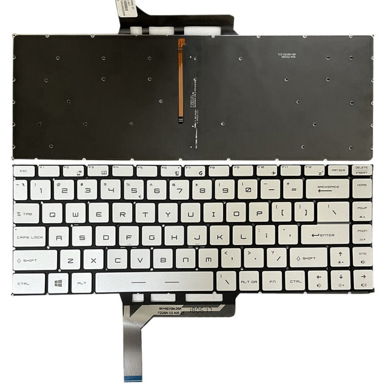 US Version Laptop Keyboard with Backlight for MSI GS65 / GS65VR / MS-16Q2 / Stealth 8SE /8SF / 8SG /Thin 8RE / Thin 8RF