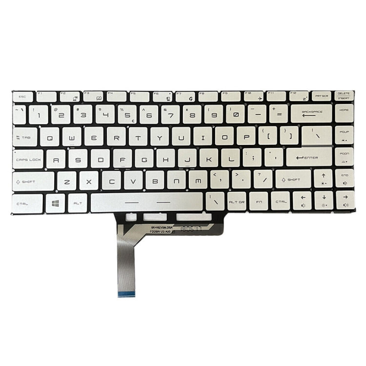 US Version Laptop Keyboard with Backlight for MSI GS65 / GS65VR / MS-16Q2 / Stealth 8SE /8SF / 8SG /Thin 8RE / Thin 8RF