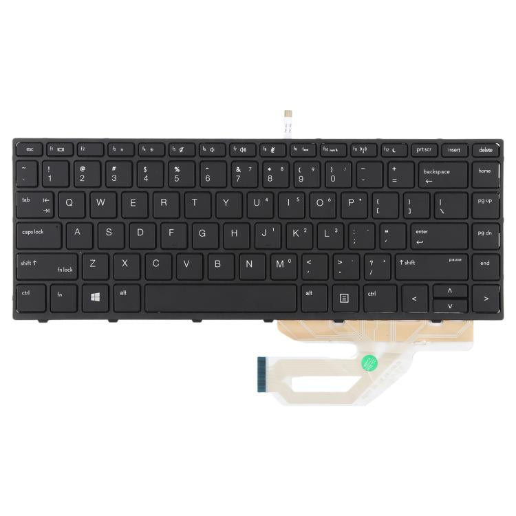 For HP Probook 430 G5 440 G5 445 G5 640 G4 640 G5 L01071-001 L00735-001 US Version Keyboard with Backlight  - Black
