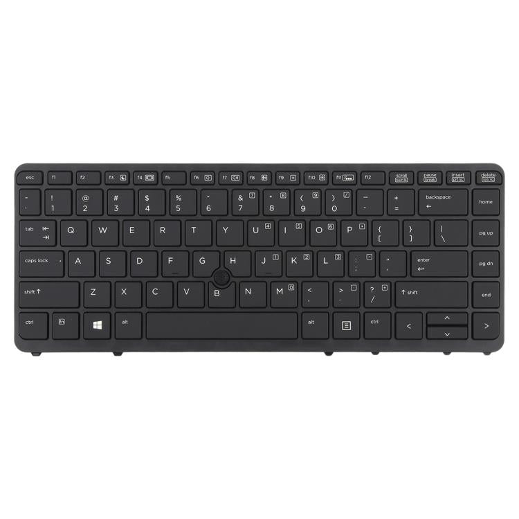 For HP EliteBook 840 G1 / 850 G1 US Version Keyboard with Backlight and Pointing  - Black