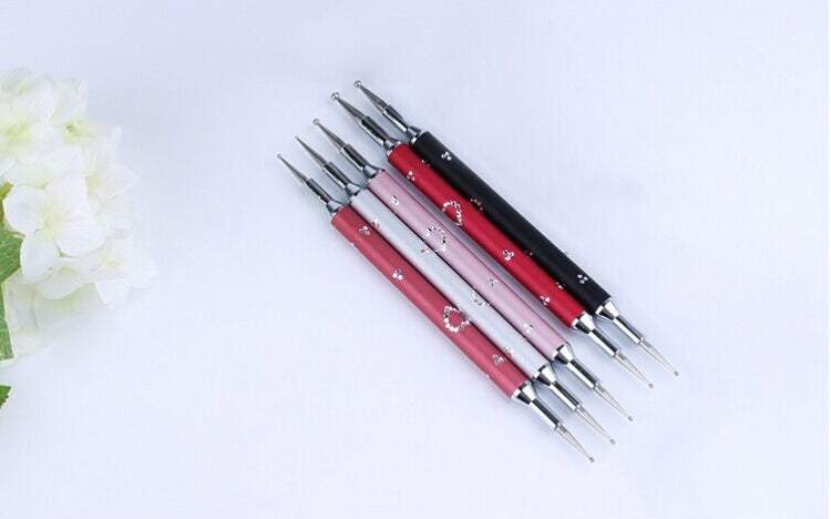 Nail Point Flowers Pen 5 Double Loaded