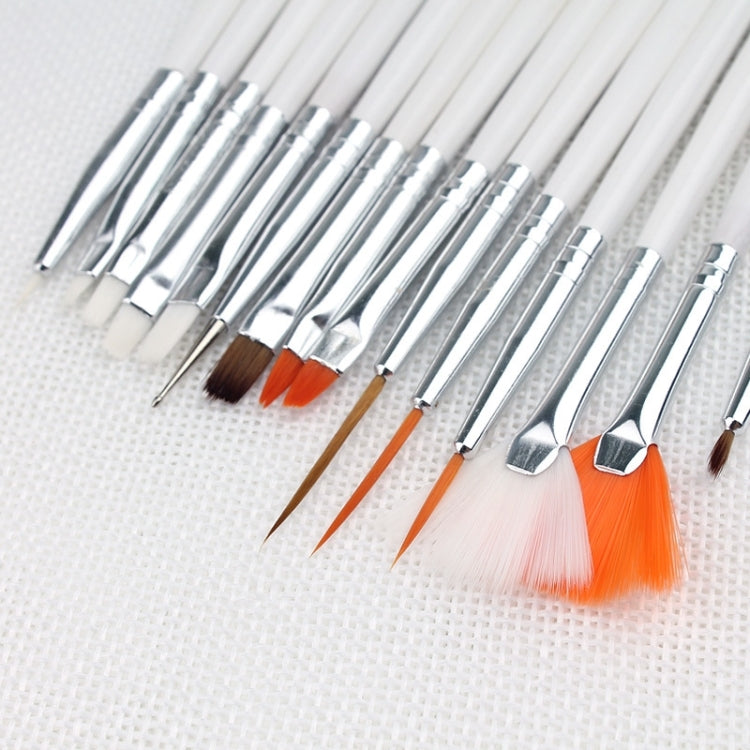 H1 C001 Nail Painting Pen Set 15 Mounted