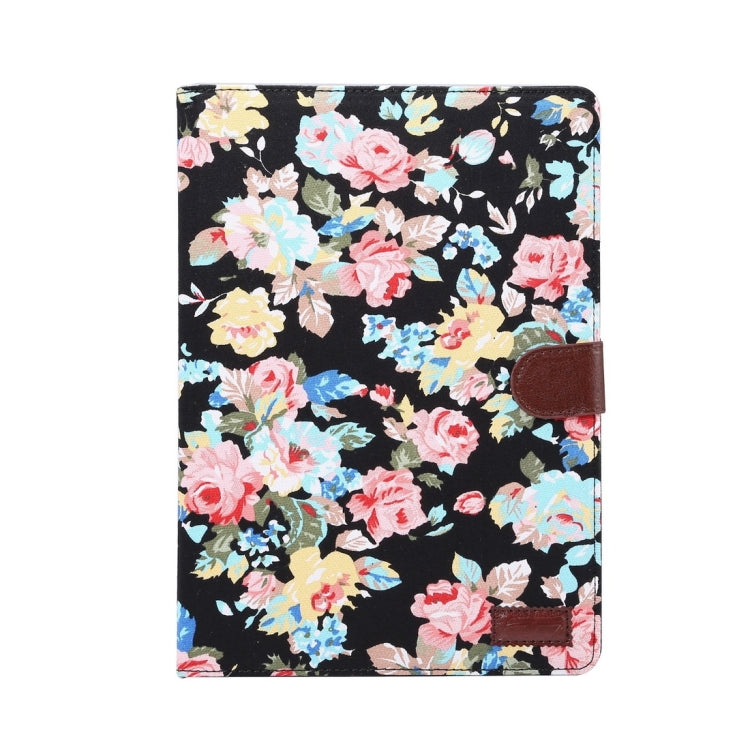 Flowers Cloth Pattern Horizontal Flip Leather Case with Sleep / Wake-up Function & Holder & Card Slots & Wallet for iPad Pro 9.7 inch