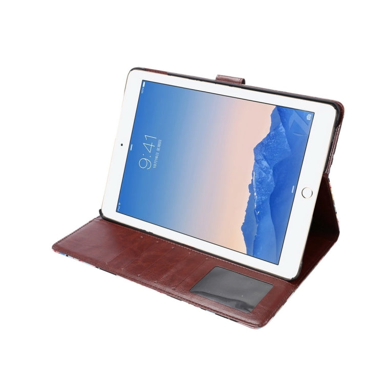 Flowers Cloth Pattern Horizontal Flip Leather Case with Sleep / Wake-up Function & Holder & Card Slots & Wallet for iPad Pro 9.7 inch