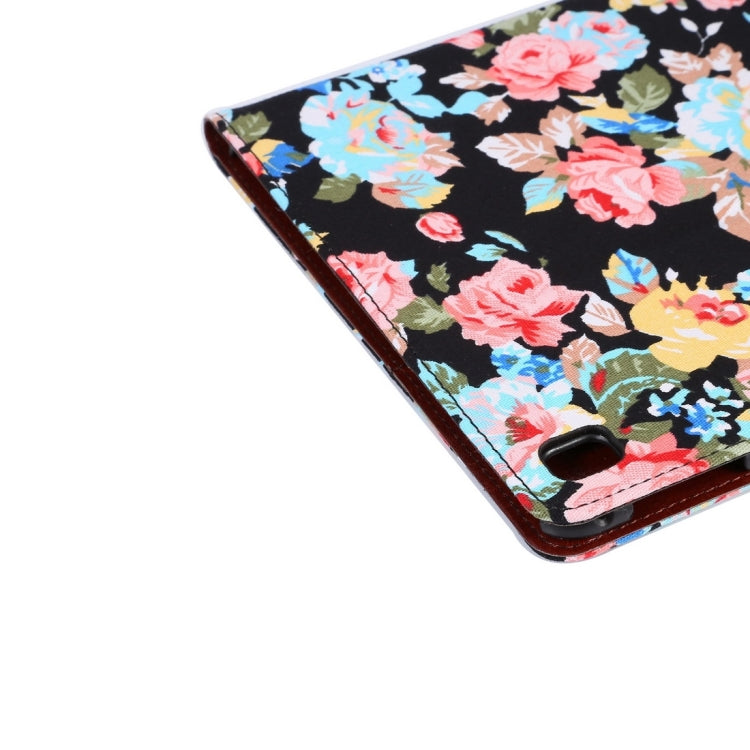Flowers Cloth Pattern Horizontal Flip Leather Case with Sleep / Wake-up Function & Holder & Card Slots & Wallet for iPad Pro 9.7 inch
