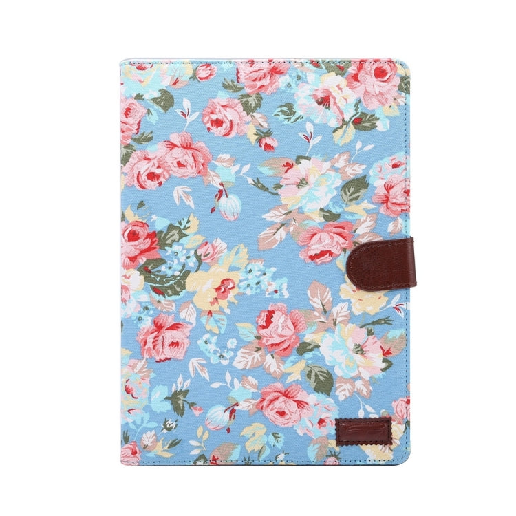 Flowers Cloth Pattern Horizontal Flip Leather Case with Sleep / Wake-up Function & Holder & Card Slots & Wallet for iPad Pro 9.7 inch