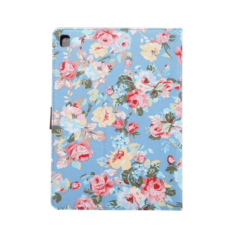 Flowers Cloth Pattern Horizontal Flip Leather Case with Sleep / Wake-up Function & Holder & Card Slots & Wallet for iPad Pro 9.7 inch