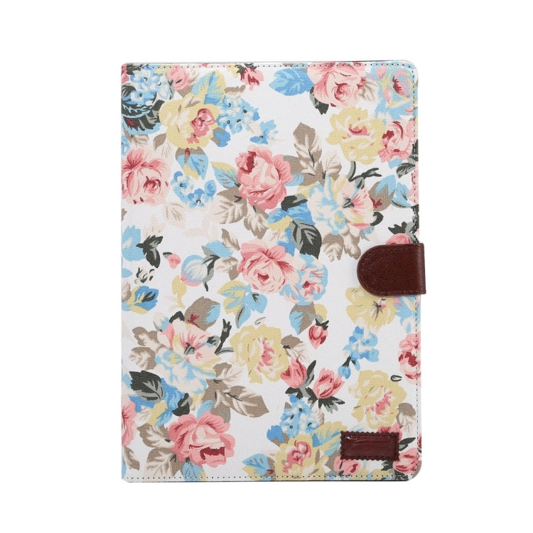 Flowers Cloth Pattern Horizontal Flip Leather Case with Sleep / Wake-up Function & Holder & Card Slots & Wallet for iPad Pro 9.7 inch