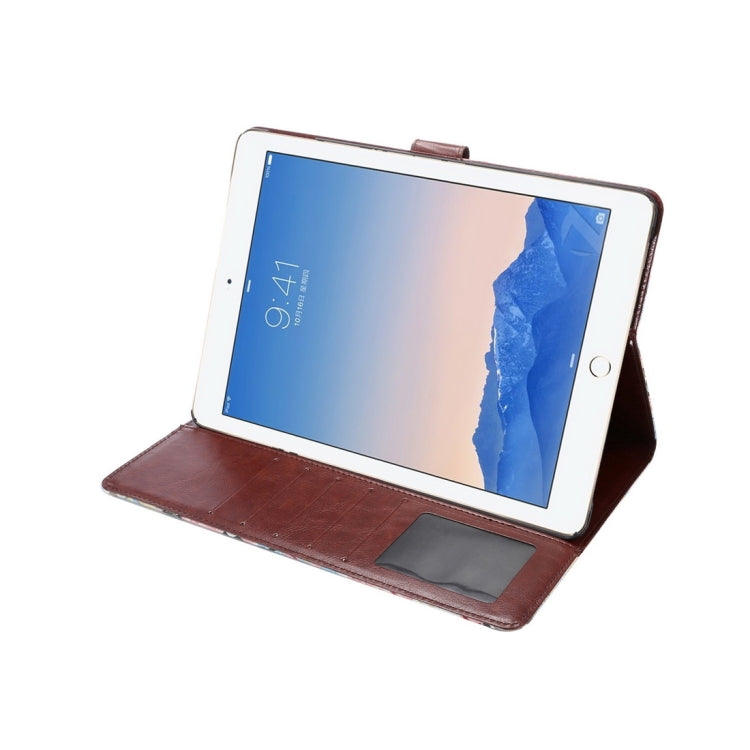 Flowers Cloth Pattern Horizontal Flip Leather Case with Sleep / Wake-up Function & Holder & Card Slots & Wallet for iPad Pro 9.7 inch