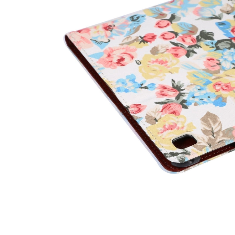 Flowers Cloth Pattern Horizontal Flip Leather Case with Sleep / Wake-up Function & Holder & Card Slots & Wallet for iPad Pro 9.7 inch