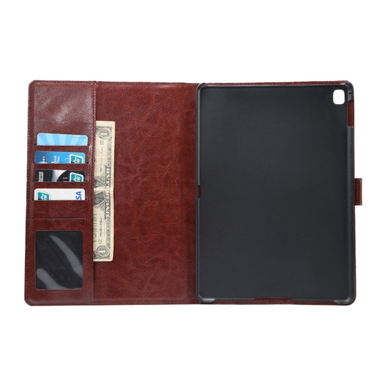 Crazy Horse Texture Horizontal Flip Leather Case with Sleep / Wake-up Function & Holder & Card Slots & Wallet for iPad Pro 9.7 inch