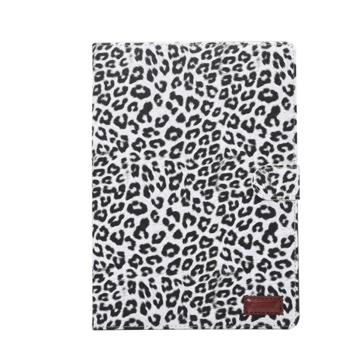 Leopard Pattern Horizontal Flip Leather Case with Sleep / Wake-up Function & Holder & Card Slots & Wallet for iPad Pro 9.7 inch(White)