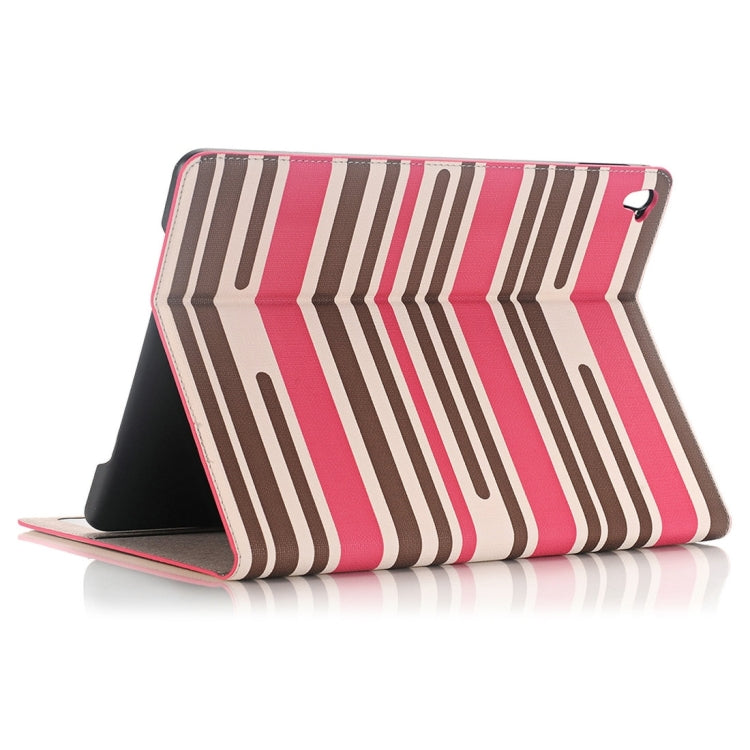 For iPad Pro 9.7 inch Color Matching Texture Horizontal Flip Leather Case with Card Slots & Holder & Wallet