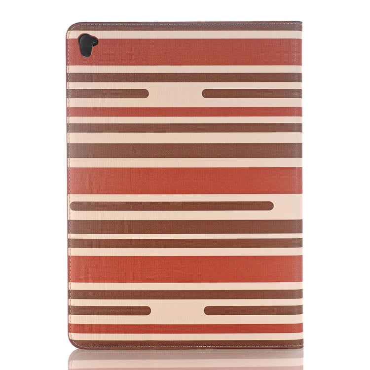 For iPad Pro 9.7 inch Color Matching Texture Horizontal Flip Leather Case with Card Slots & Holder & Wallet