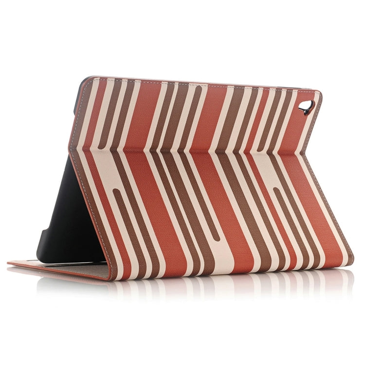 For iPad Pro 9.7 inch Color Matching Texture Horizontal Flip Leather Case with Card Slots & Holder & Wallet