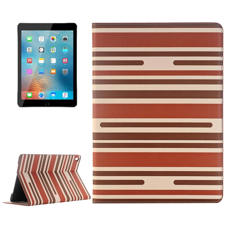 For iPad Pro 9.7 inch Color Matching Texture Horizontal Flip Leather Case with Card Slots & Holder & Wallet