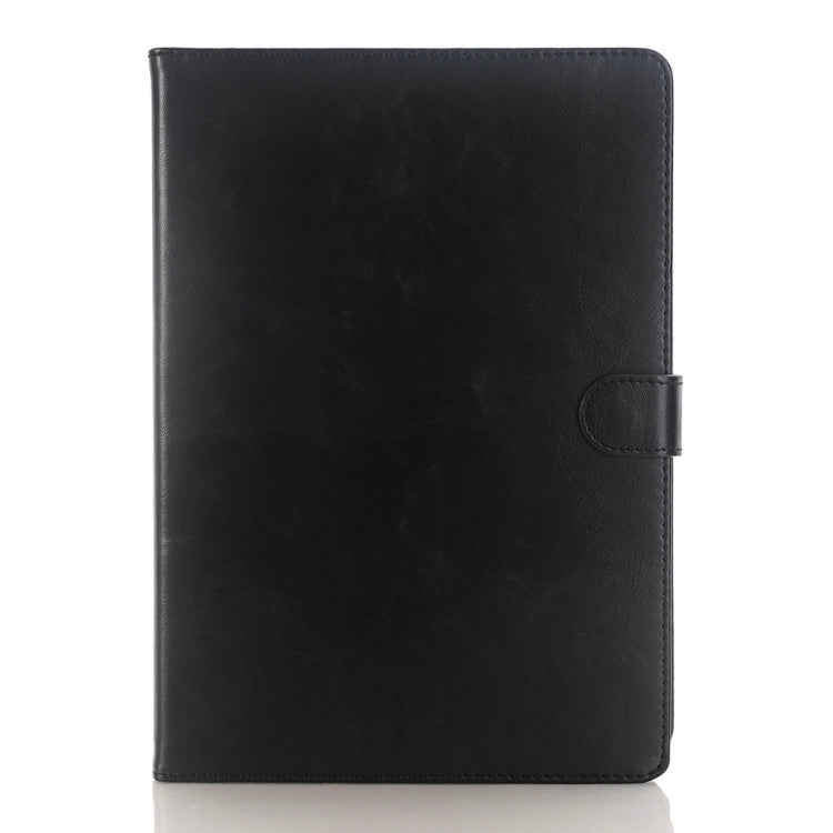 For iPad Pro 9.7 inch Crazy Horse Texture Horizontal Flip Solid Color Leather Case with 3 Pages of Card Slots & Holder & Wallet
