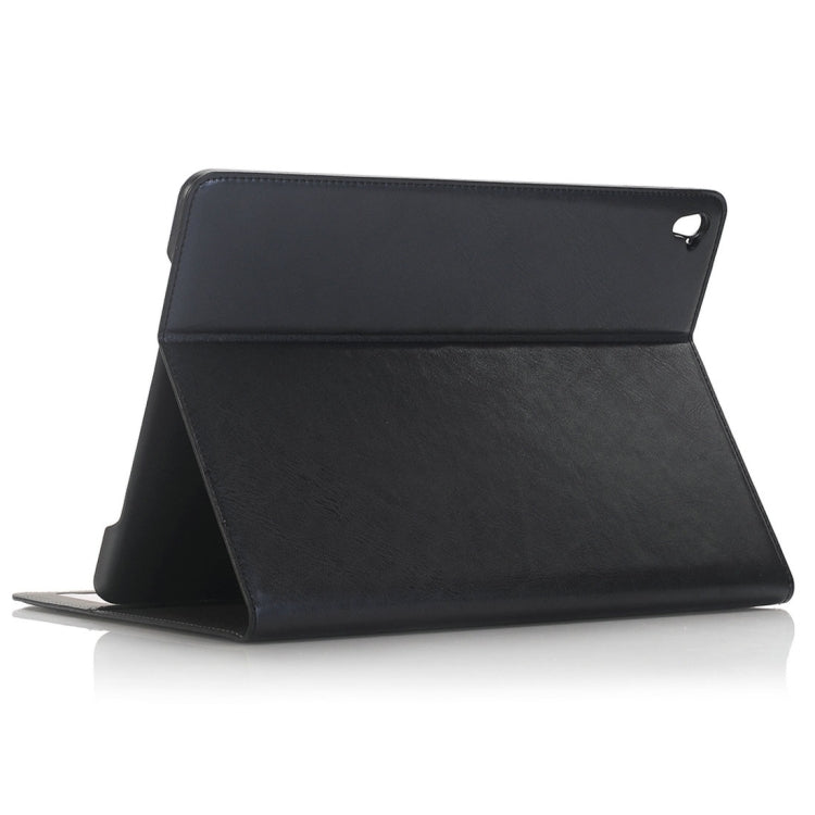 For iPad Pro 9.7 inch Crazy Horse Texture Horizontal Flip Solid Color Leather Case with Holder & Card Slots & Wallet