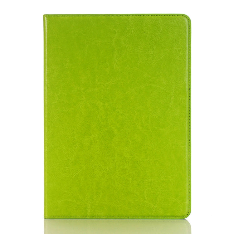 For iPad Pro 9.7 inch Crazy Horse Texture Horizontal Flip Solid Color Leather Case with Holder & Card Slots & Wallet