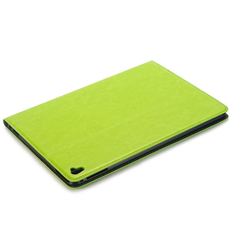 For iPad Pro 9.7 inch Crazy Horse Texture Horizontal Flip Solid Color Leather Case with Holder & Card Slots & Wallet
