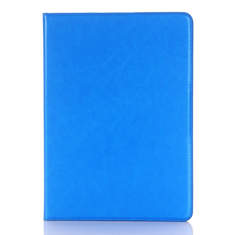 For iPad Pro 9.7 inch Crazy Horse Texture Horizontal Flip Solid Color Leather Case with Holder & Card Slots & Wallet