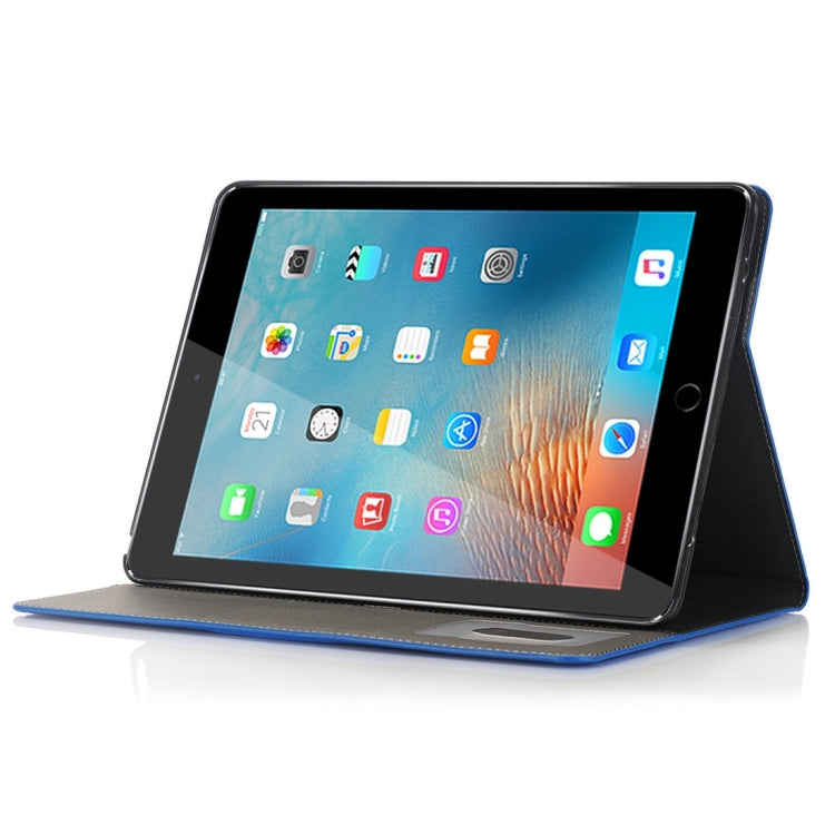 For iPad Pro 9.7 inch Crazy Horse Texture Horizontal Flip Solid Color Leather Case with Holder & Card Slots & Wallet