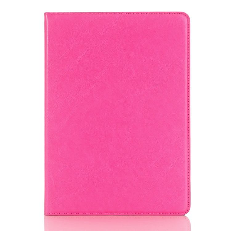 For iPad Pro 9.7 inch Crazy Horse Texture Horizontal Flip Solid Color Leather Case with Holder & Card Slots & Wallet
