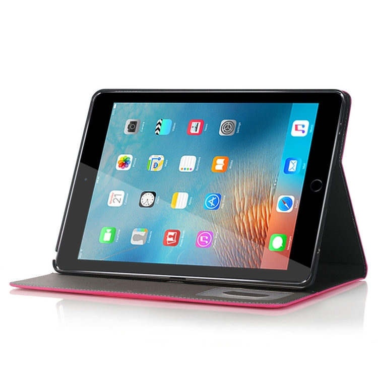 For iPad Pro 9.7 inch Crazy Horse Texture Horizontal Flip Solid Color Leather Case with Holder & Card Slots & Wallet