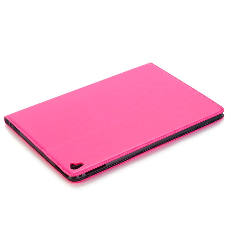 For iPad Pro 9.7 inch Crazy Horse Texture Horizontal Flip Solid Color Leather Case with Holder & Card Slots & Wallet