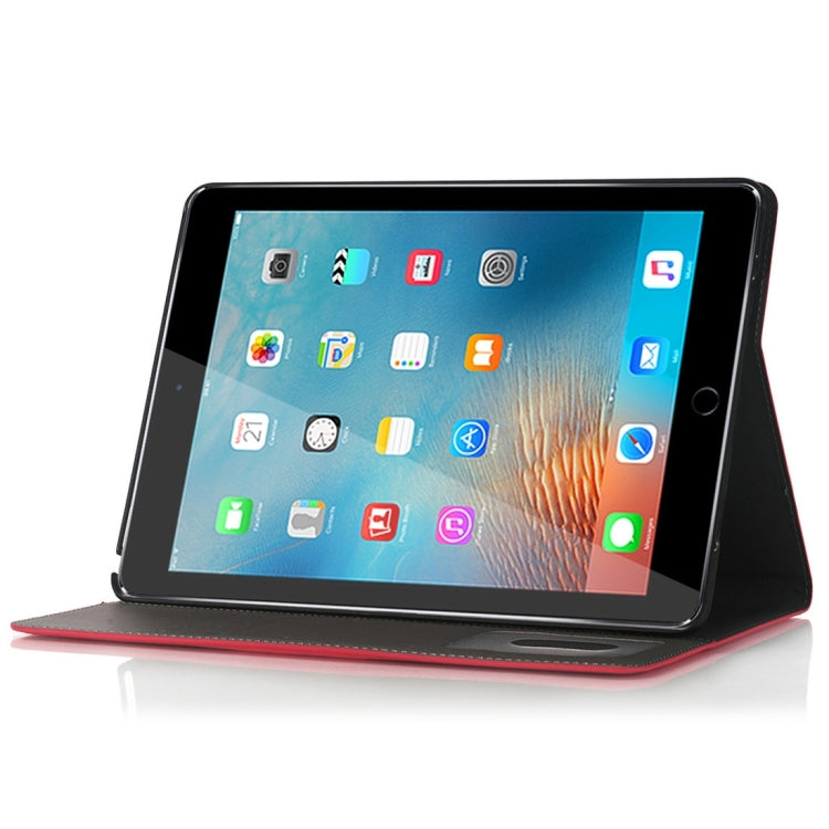 For iPad Pro 9.7 inch Crazy Horse Texture Horizontal Flip Solid Color Leather Case with Holder & Card Slots & Wallet