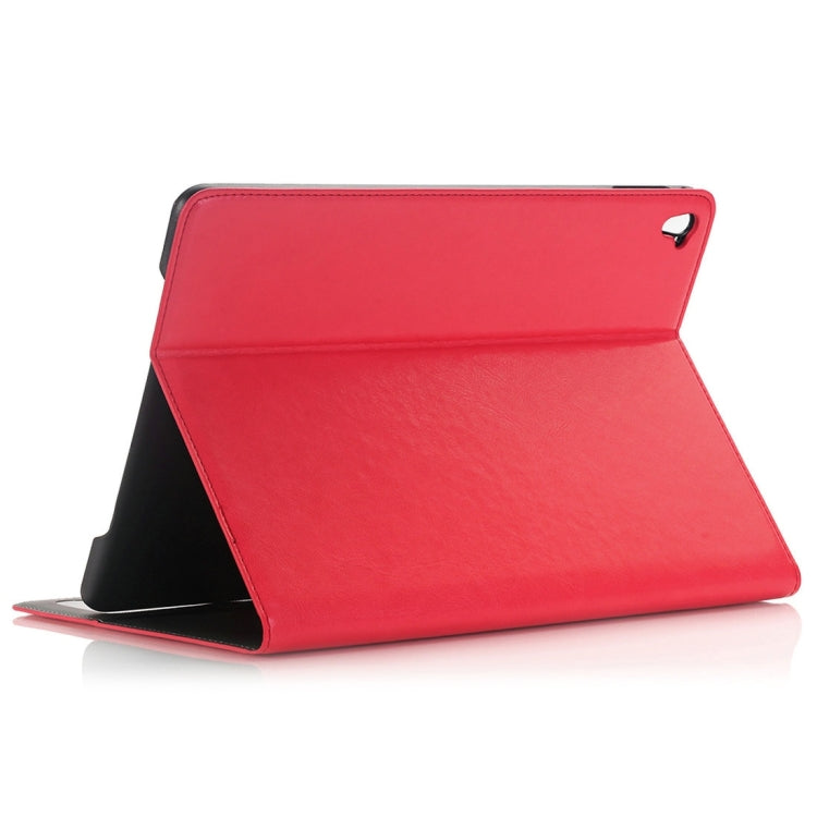 For iPad Pro 9.7 inch Crazy Horse Texture Horizontal Flip Solid Color Leather Case with Holder & Card Slots & Wallet