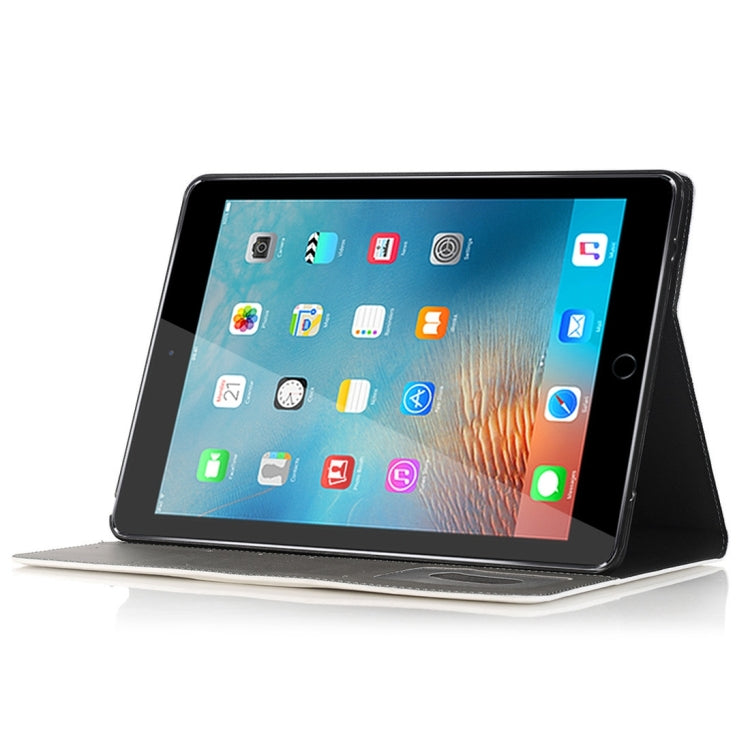 For iPad Pro 9.7 inch Crazy Horse Texture Horizontal Flip Solid Color Leather Case with Holder & Card Slots & Wallet