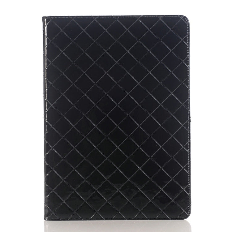 For iPad Pro 9.7 inch Grid Texture Horizontal Flip Solid Color Leather Case with Card Slots & Holder & Wallet