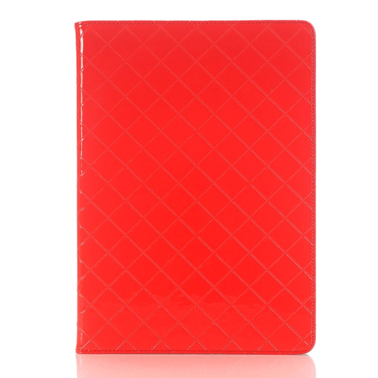 For iPad Pro 9.7 inch Grid Texture Horizontal Flip Solid Color Leather Case with Card Slots & Holder & Wallet