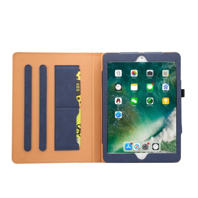 For iPad 9.7 (2018) & iPad 9.7 inch (2017) & iPad Air 2 & iPad Air Cowhide Pattern PC Protective Case