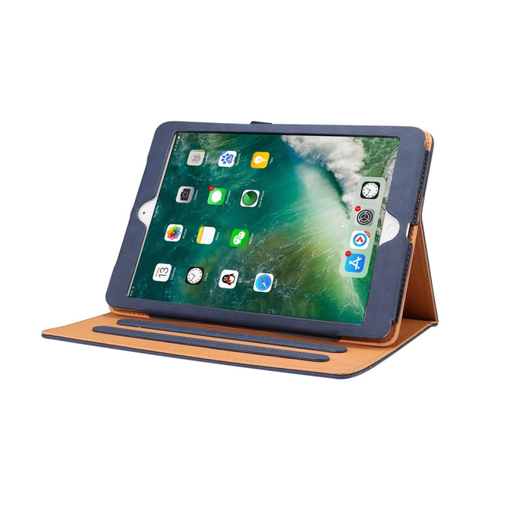 For iPad 9.7 (2018) & iPad 9.7 inch (2017) & iPad Air 2 & iPad Air Cowhide Pattern PC Protective Case