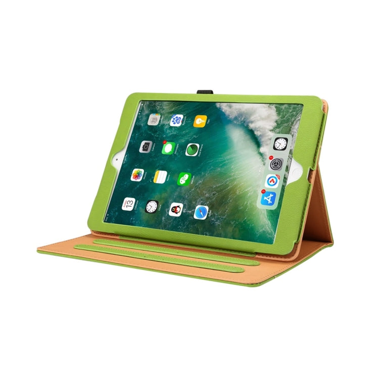 For iPad 9.7 (2018) & iPad 9.7 inch (2017) & iPad Air 2 & iPad Air Cowhide Pattern PC Protective Case