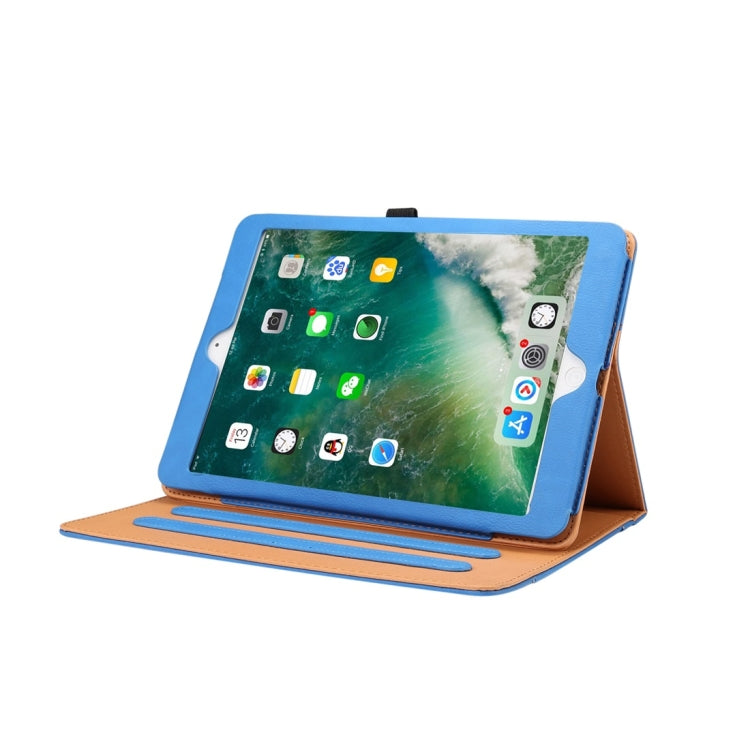 For iPad 9.7 (2018) & iPad 9.7 inch (2017) & iPad Air 2 & iPad Air Cowhide Pattern PC Protective Case