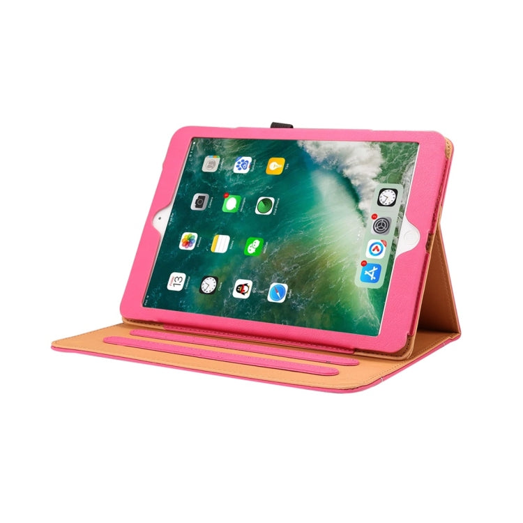 For iPad 9.7 (2018) & iPad 9.7 inch (2017) & iPad Air 2 & iPad Air Cowhide Pattern PC Protective Case