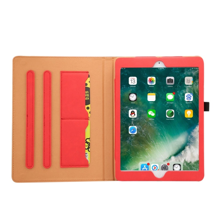For iPad 9.7 (2018) & iPad 9.7 inch (2017) & iPad Air 2 & iPad Air Cowhide Pattern PC Protective Case