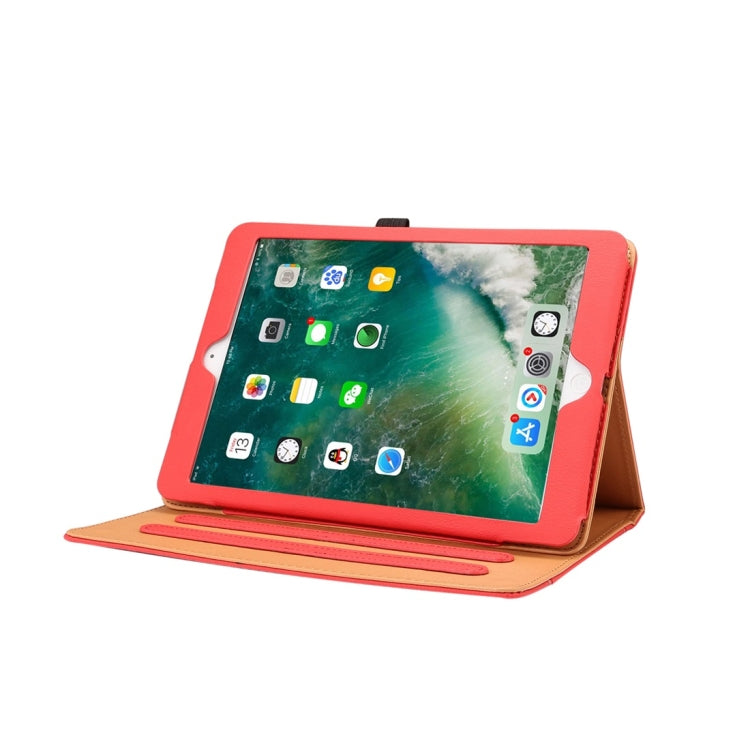 For iPad 9.7 (2018) & iPad 9.7 inch (2017) & iPad Air 2 & iPad Air Cowhide Pattern PC Protective Case