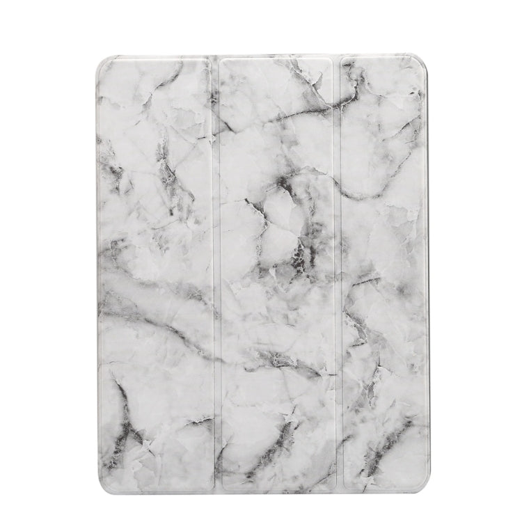 Marble Texture Pattern Horizontal Flip Case for iPad 9.7 (2018) , with Three-folding Holder & Pen Slots
