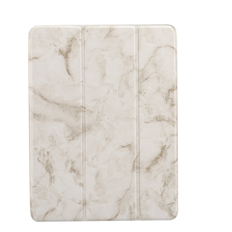 Marble Texture Pattern Horizontal Flip Case for iPad 9.7 (2018) , with Three-folding Holder & Pen Slots