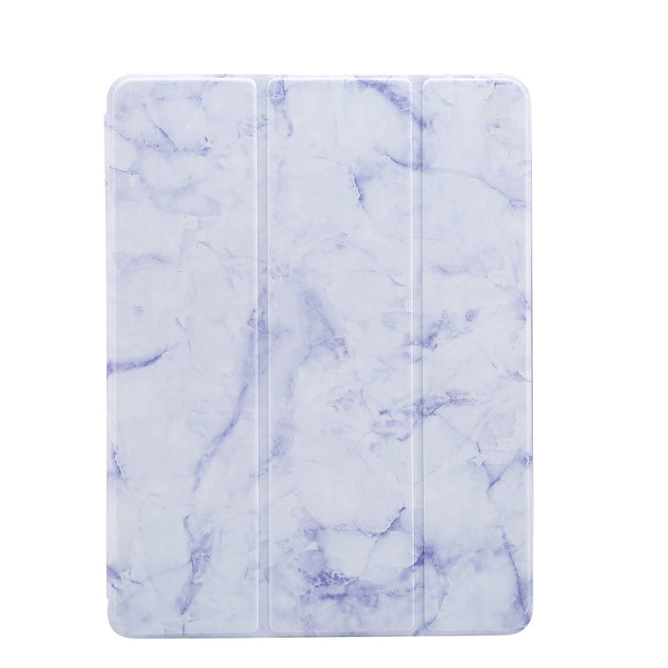 Marble Texture Pattern Horizontal Flip Case for iPad 9.7 (2018) , with Three-folding Holder & Pen Slots