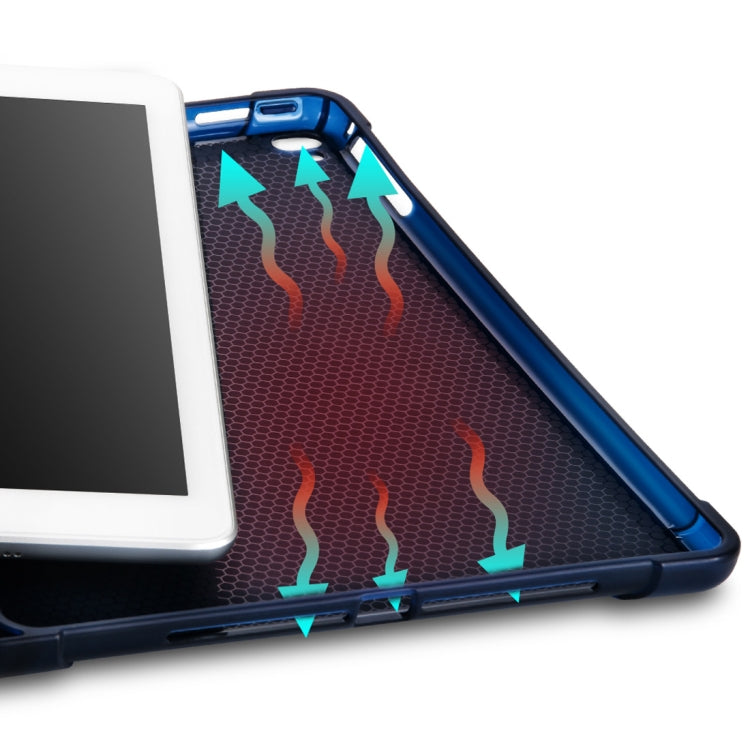 Litchi Texture Flip Leather Case for iPad 9.7(2017) / 9.7(2018)/ Air2 / Air, with Three-folding Holder & Pen Slots
