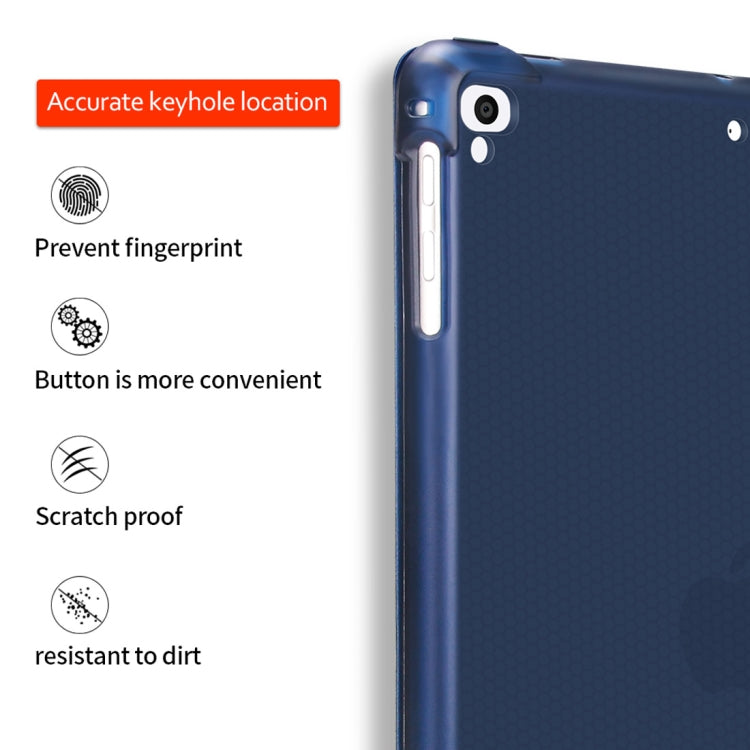 Litchi Texture Flip Leather Case for iPad 9.7(2017) / 9.7(2018)/ Air2 / Air, with Three-folding Holder & Pen Slots